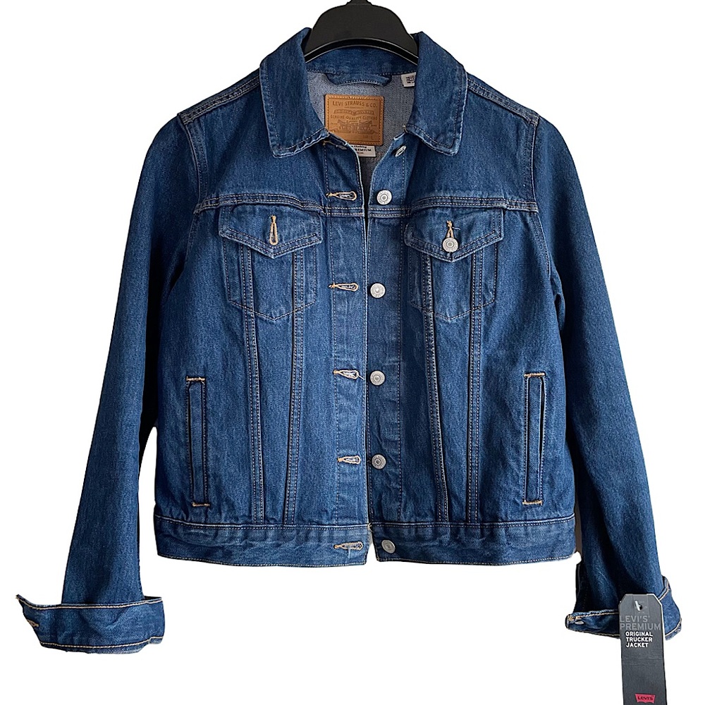 Levi’s Original Trucker Jean Jacket Blue Denim Size L